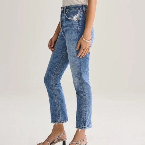 AGOLDE Riley High Rise Straight Crop - Picture 2 of 7